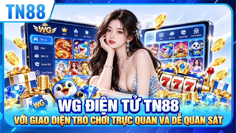 WG Điện Tử TN88 – Trải Nghiệm Đồ Họa Ấn Tượng 2026 4 WG Điện Tử TN88 Trên Điện Thoại, Máy Tính Bảng Và Máy Tính